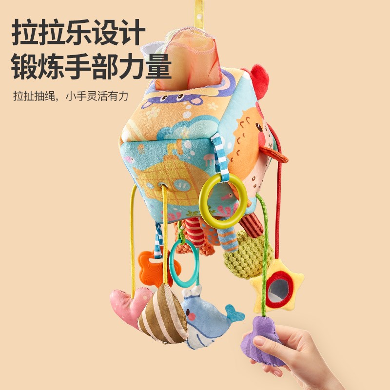 婴儿车玩具挂件宝宝车载床铃床头悬挂式安全座椅推车摇铃挂件哄娃