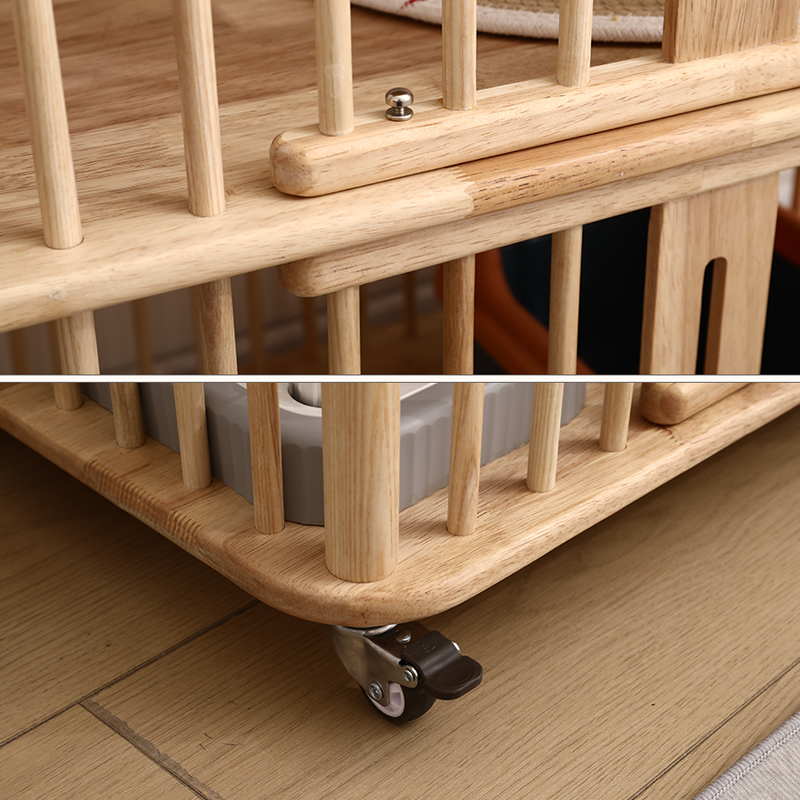 【加宽】实木两层猫窝别墅笼子人猫共用半封闭猫跳台中小型猫屋窝