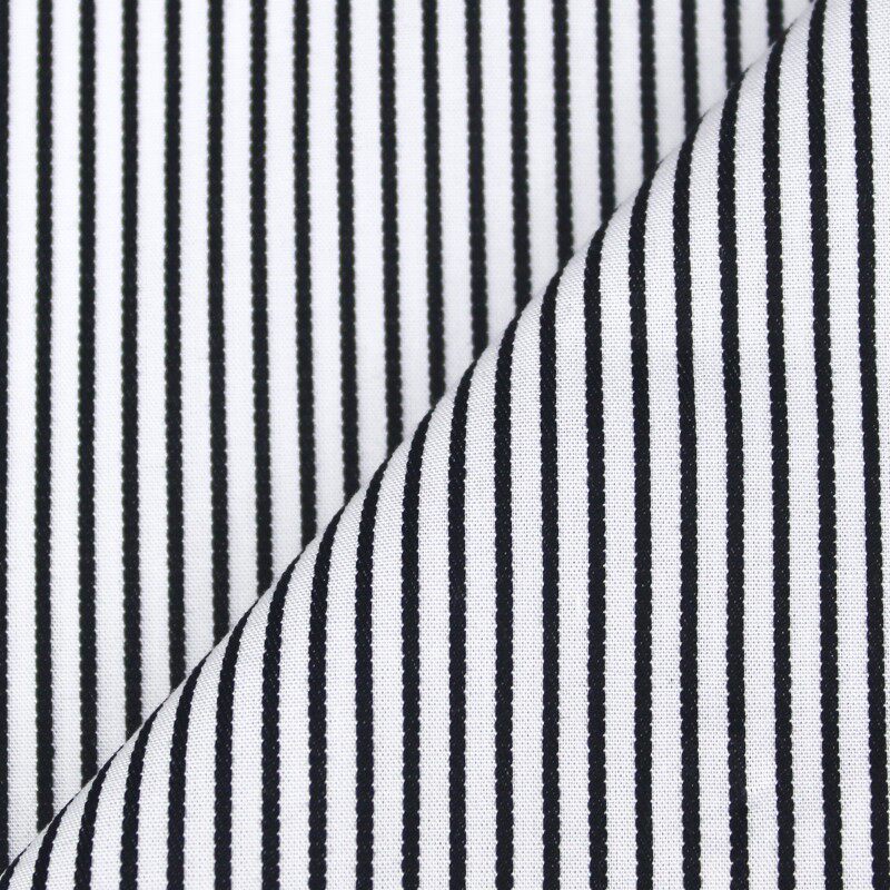 春季新品全棉白领黑色条纹长袖衬衫 男商务正装绅士纯棉衬衣精品
