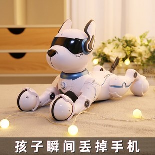 智能机器狗遥控儿童玩具狗狗走路六一节礼物会叫的2024声控莱迪狗