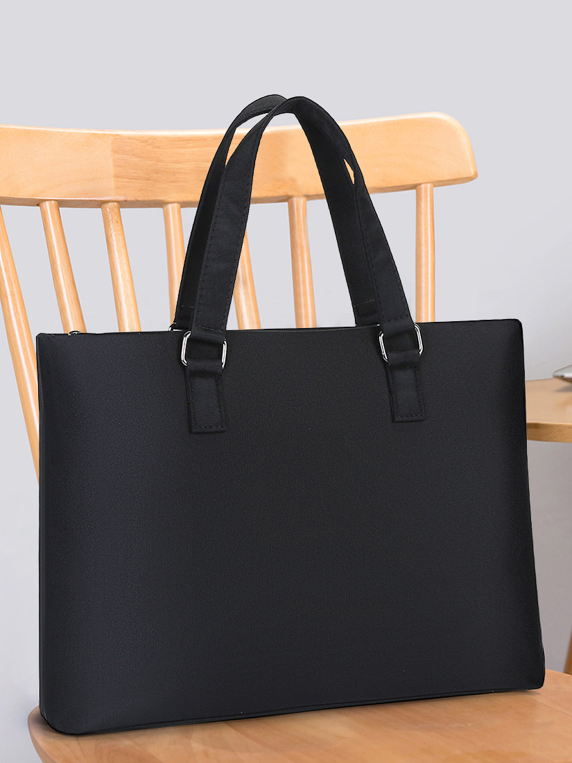 公文包男士包文件包定制Logo大容量律师包加厚信息包手提包男士公