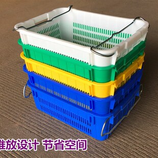 塑料周转筐加厚i物流快递筐服装篓框鱼筐大号水果蔬菜塑料周转筐