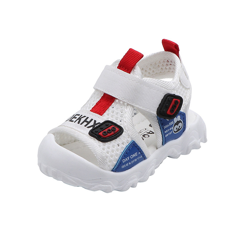 婴儿凉鞋2021年新款夏季0学步软底1-2岁男宝宝包头鞋韩版男童凉鞋