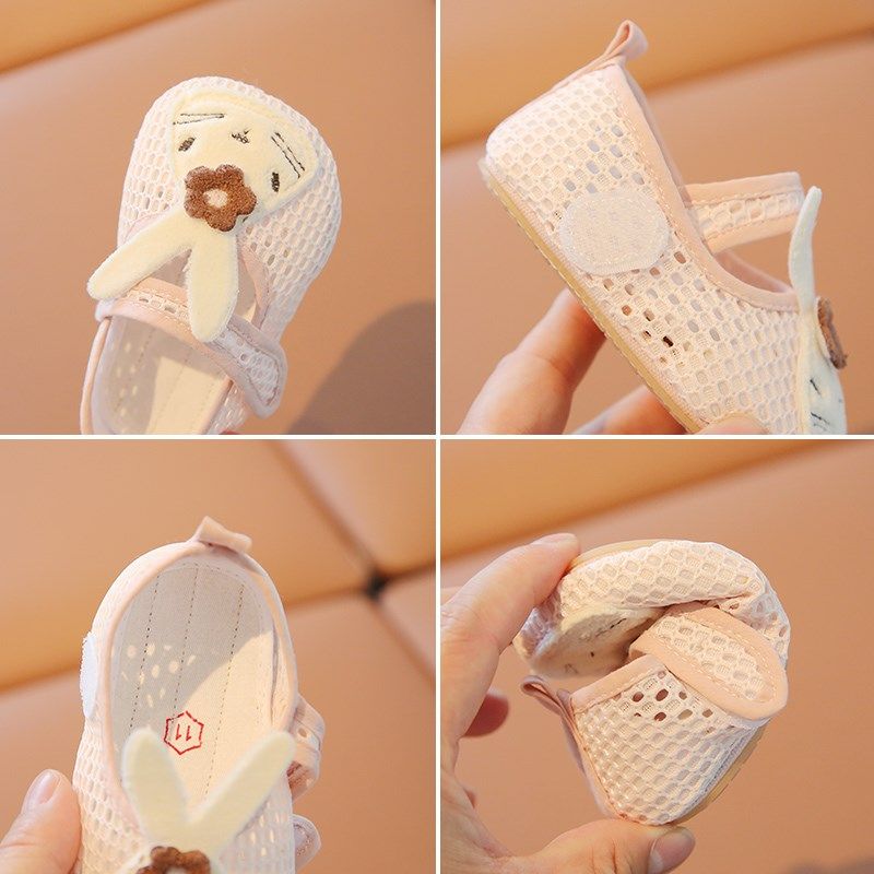 夏季1一岁宝宝鞋子婴儿凉鞋女宝宝公主鞋软底学步鞋男透气网鞋夏2