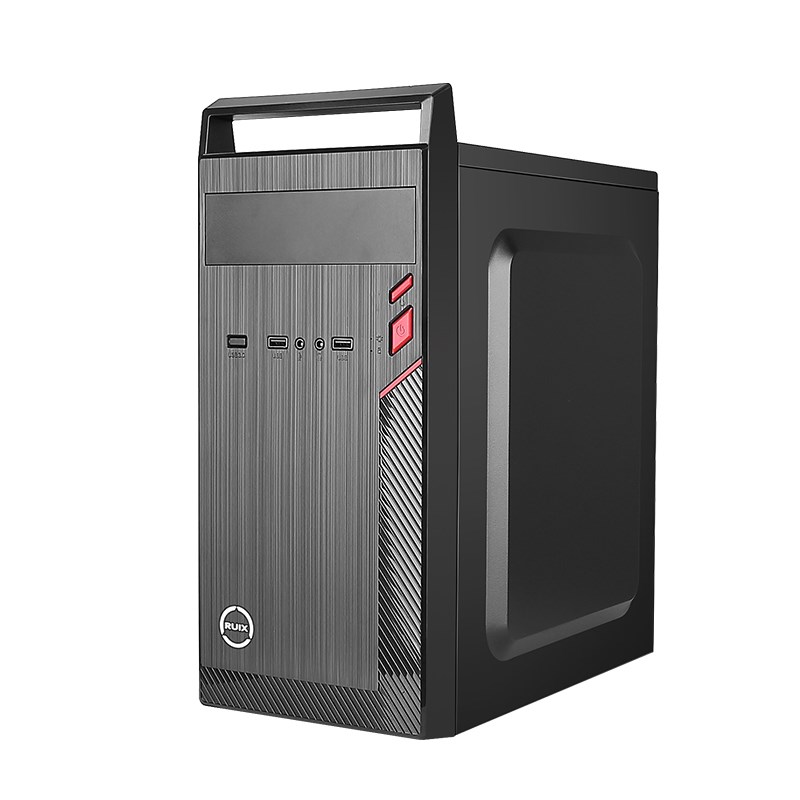 mini迷你matx组装台式机电脑全侧透明atx小型主机箱diy外壳itx3.0