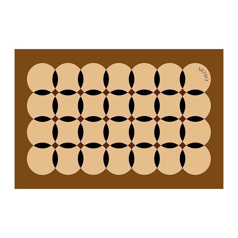 瓦西里中古包豪斯入户地垫2024新款门垫耐脏皮革地毯可擦免洗脚垫