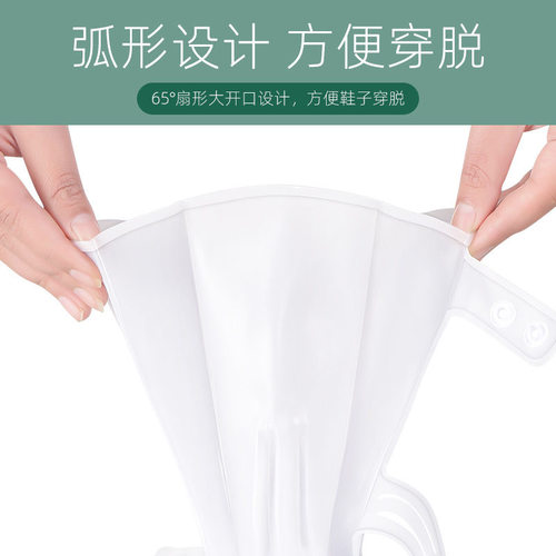 雨鞋套男女鞋套防水防雨硅胶成人高筒防滑加厚耐磨纯色下雨雨靴脚