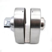 玻璃门锁单门双门玻璃门插销卫生间浴室锁地插不锈钢大门地锁墙锁