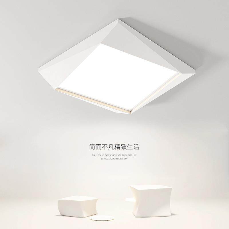 创意主卧室灯设计感房间灯具简约现代2024流行极简个性吸顶灯智能