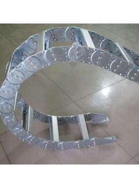 TLII型钢制拖链 304不锈钢金属拖链坦克链桥式TL65III型钢铝拖链