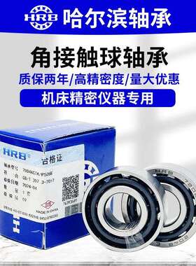 哈尔滨轴承7205ACTA/P5DBB 配对轴承精密六类角接触球轴承