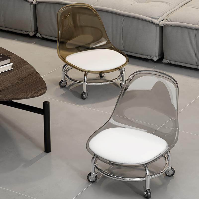 万向轮小凳子静音透明椅客厅美缝凳子移动小板凳家用儿童滑轮矮凳,玩具/童车/益智/积木/模型,毛绒/玩偶/公仔/布艺类玩具,淘宝优惠券,粉丝福利购,淘宝优惠卷