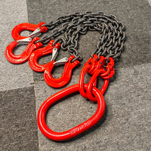 双腿四腿链条吊钩G8n0锰钢起重链条索具行车吊链成套组合吊钩吊具