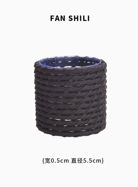 不留痕头绳c黑色简约女士冬季皮扣扎马尾基础发圈耐用橡皮筋绑头