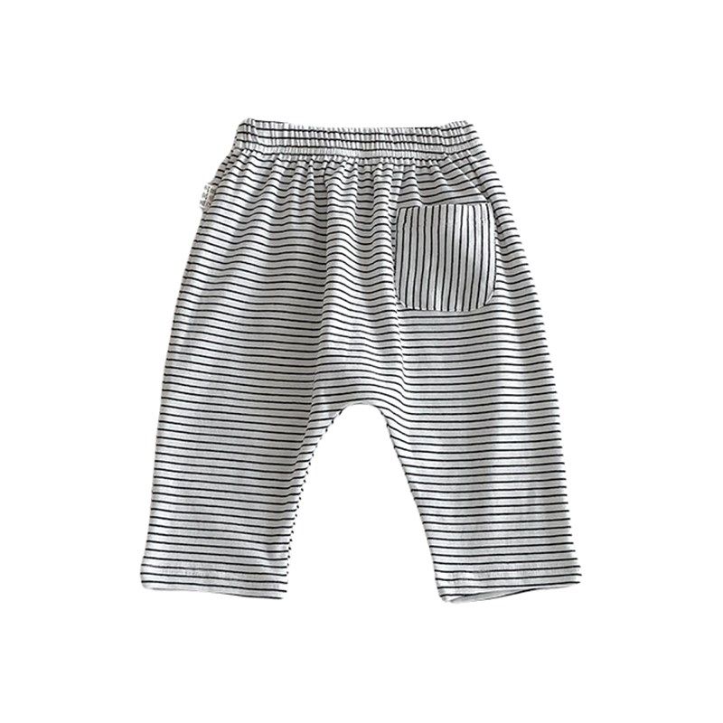 儿童裤子春秋装婴儿大prp裤外穿休闲条纹长裤男女宝宝屁屁打底裤