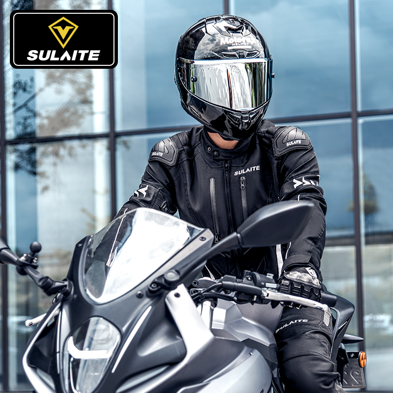 速莱特摩托车骑行服冬季机车男赛车服防风防水骑V士服保暖防摔服