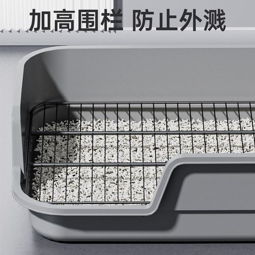 狗厕所超大号防外溅斜口高围栏中小型犬防踩O屎狗便盆定点排便神