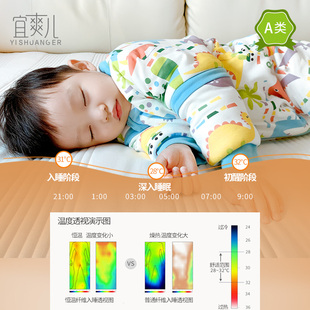 婴儿睡袋宝宝分腿睡袋防踢被秋y冬季 通用 加厚新生儿儿童恒温四季