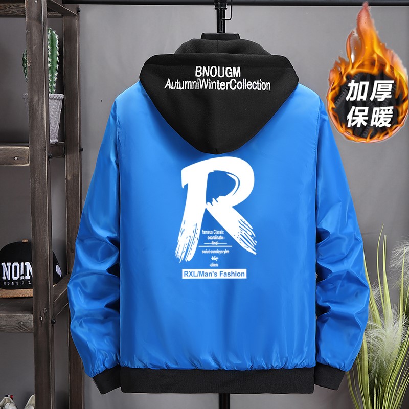 棉衣男潮青少年加棉外套韩版初中学生F二棉夹克大童薄棉服短款棉