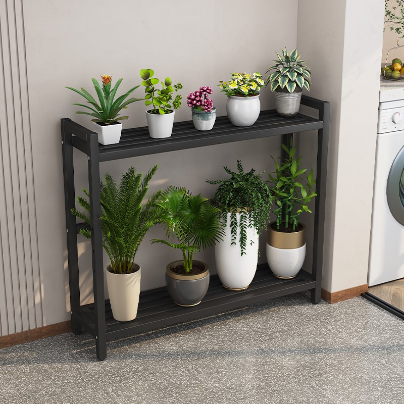 花架客厅落地式阳台置物架t2024新款花盆多肉铁艺室内多层户外多