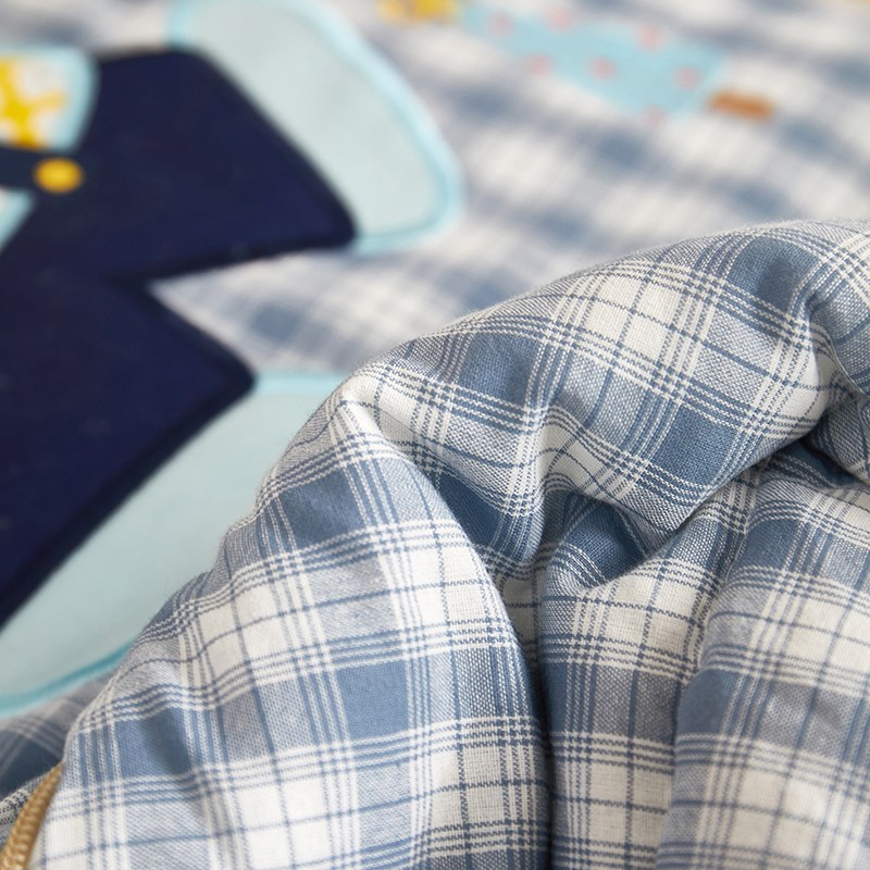 纯棉两用抱枕被i靠垫枕头被午休空调被卡通全棉格子汽车沙发办公