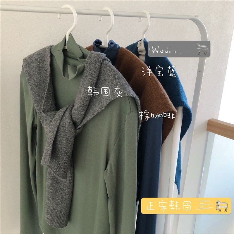 冬季保暖两用f披肩式围巾2024春秋空调洋气搭肩针织假领子围脖上