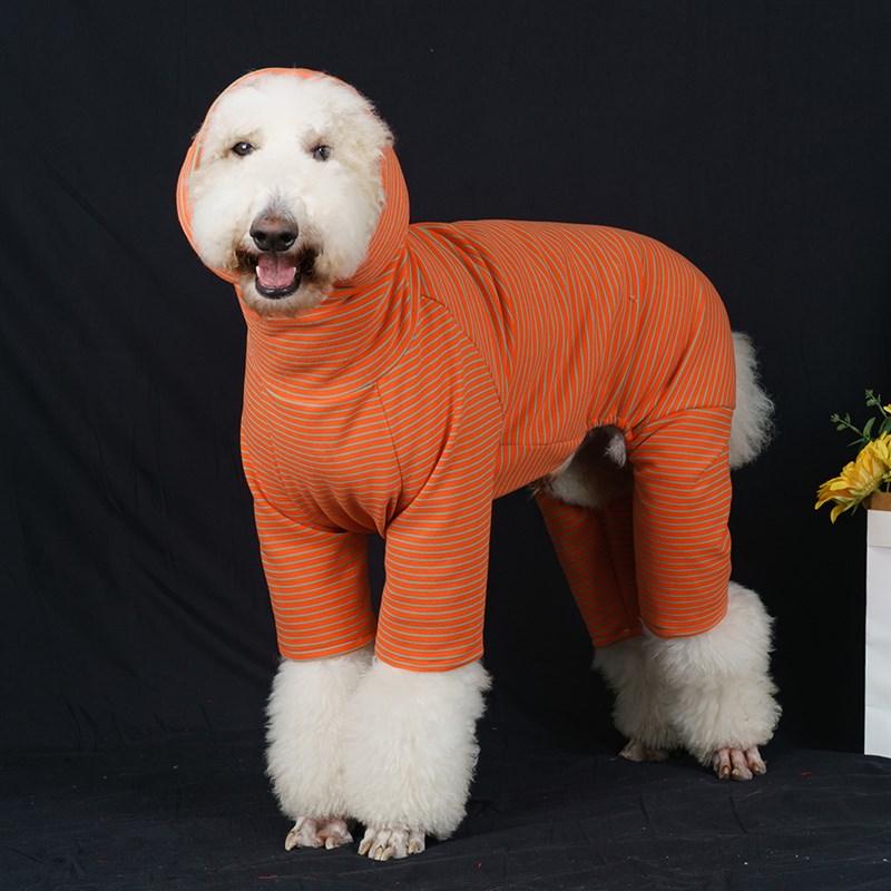 秋冬保暖狗狗衣服大型犬四脚衣护脖舒适拉布拉Q多萨摩耶巨贵衣服