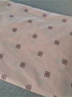 酒店 宾馆 印章花 白色米黄色 全棉涤棉 床单 床T上用品纯棉图章