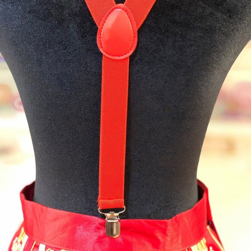 小个子秀禾服背带神器防脱落提高裙子可调节长M度小个子福音2.5cm