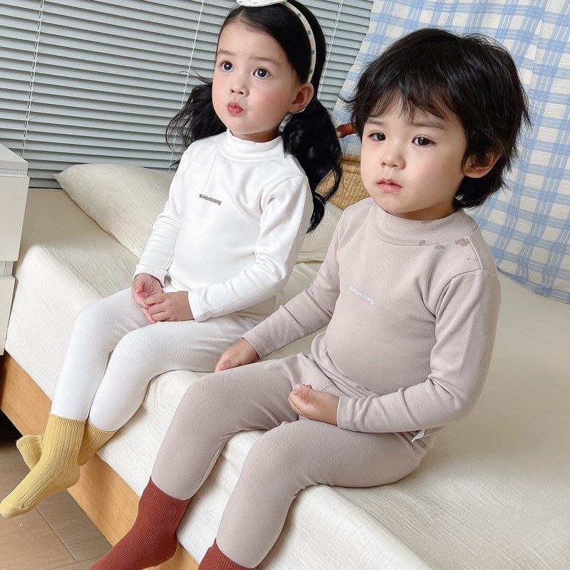 宝宝秋衣秋裤全棉半高领婴幼y儿童保暖内衣套装纯棉打底男女童睡,童装/婴儿装/亲子装,内衣套装,淘宝优惠券,粉丝福利购,淘宝优惠卷