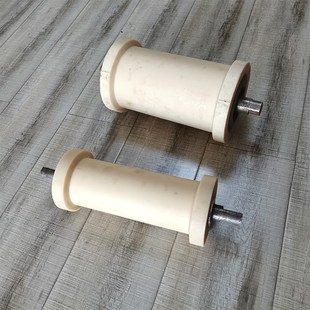 钢管无缝焊接地滚 150 耐磨抗静电 滚 铸钢地轮 300矿用尼龙地