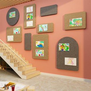 幼儿园环创主题墙成品布置毛毡板大厅楼梯背景形象墙环境材料装 饰