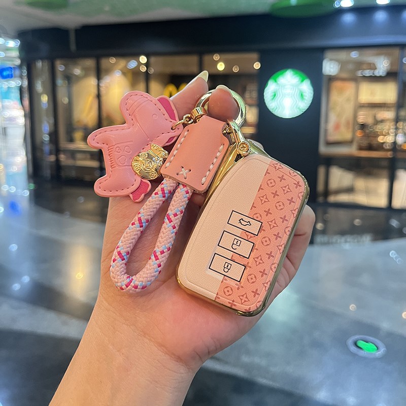 适用雷克萨斯es200钥匙套RX350h UX300 NX260 LS500h车扣女壳