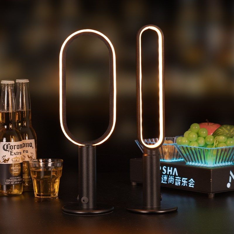 led充电酒吧台灯卧室床头小夜灯创意ktv餐厅咖啡厅发光装饰桌灯
