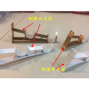 静音 窗帘杆 单杆双杆 包邮 钛合金消音杆 窗帘轨道 罗马杆