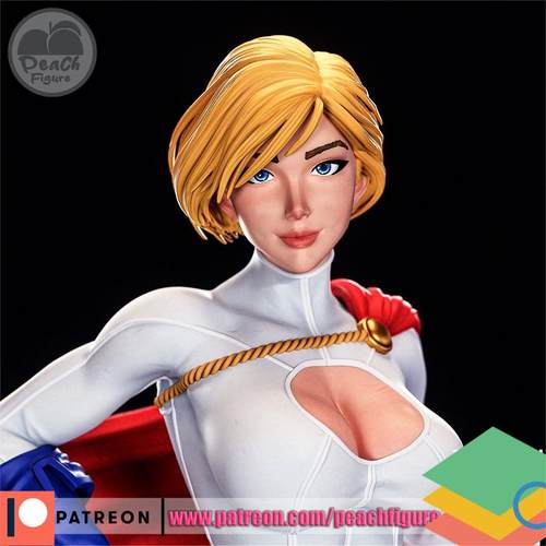 独家gk白模漫画 神力女孩3d打印模型白模上色练习高颜值