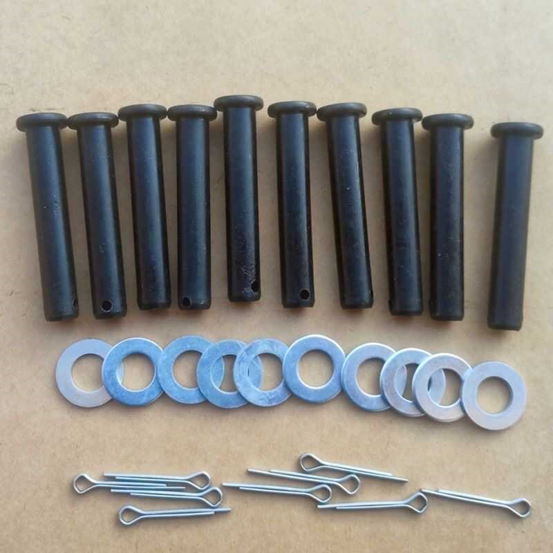 热销旋耕机传动轴十字节万向节农机钢销子12.9级高硬度黑色钢销