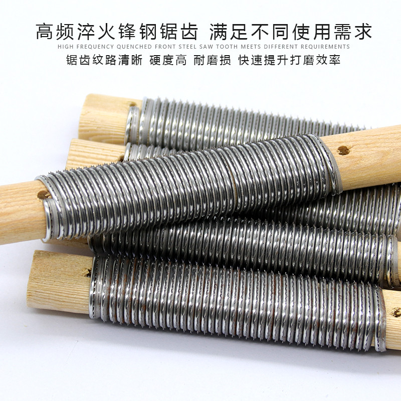 热销木柄补胎锉刀自行车轮胎多功能搓胎皮修鞋底粘防滑贴拉毛打磨