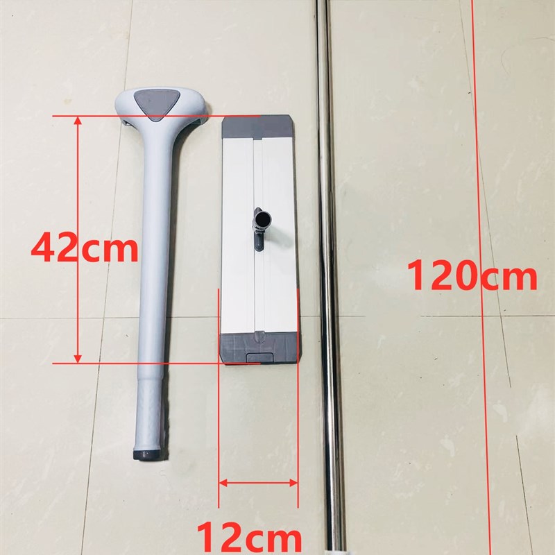 热销一体杆子懒人铝合金整根不锈钢带刮水器敦布免手洗刮刮乐平板