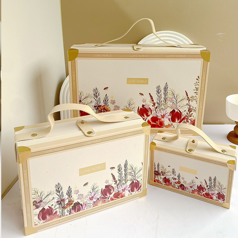 2025结婚宾客伴娘伴手礼盒小众高级轻奢手提喜糖盒子空盒生日礼盒