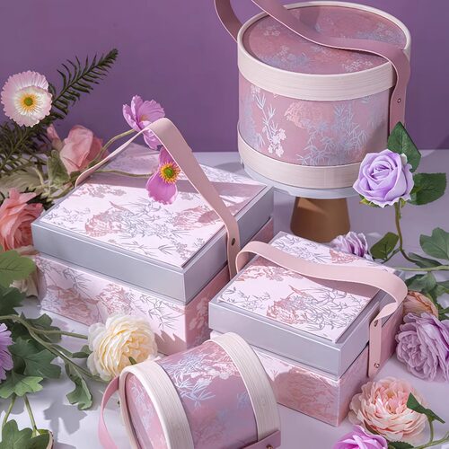 2026年新款中式绸缎抱抱桶轻奢结婚喜糖盒子生日伴手礼高级感礼盒