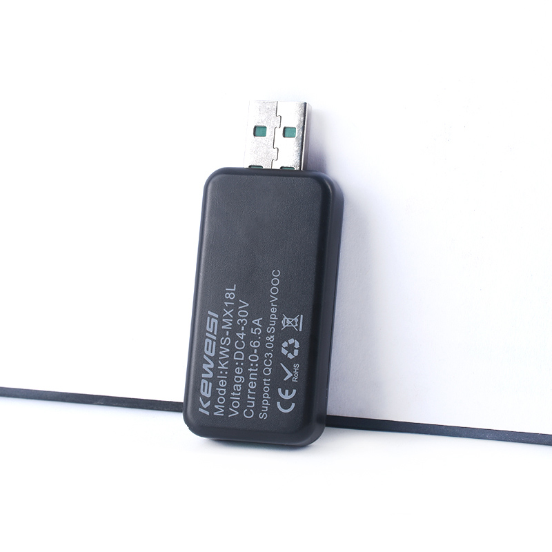 USB电压电流容量表KWS-MX18电源检测显示仪手机充电器接口测试仪