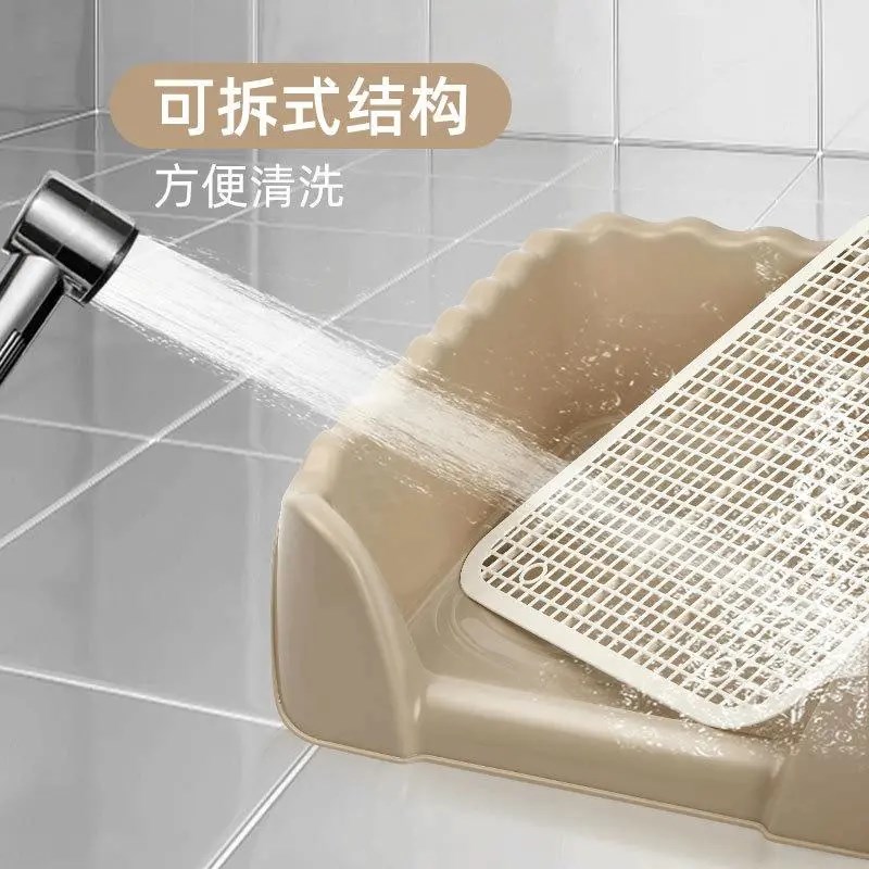 宠物狗狗厕所自动清理不湿脚免尿垫专用狗砂盆防踩屎外溅冲水便盆