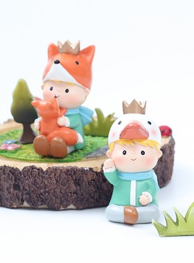 美式可爱小王子装饰摆件客厅卧室电视柜办公桌家居饰品小摆设礼物