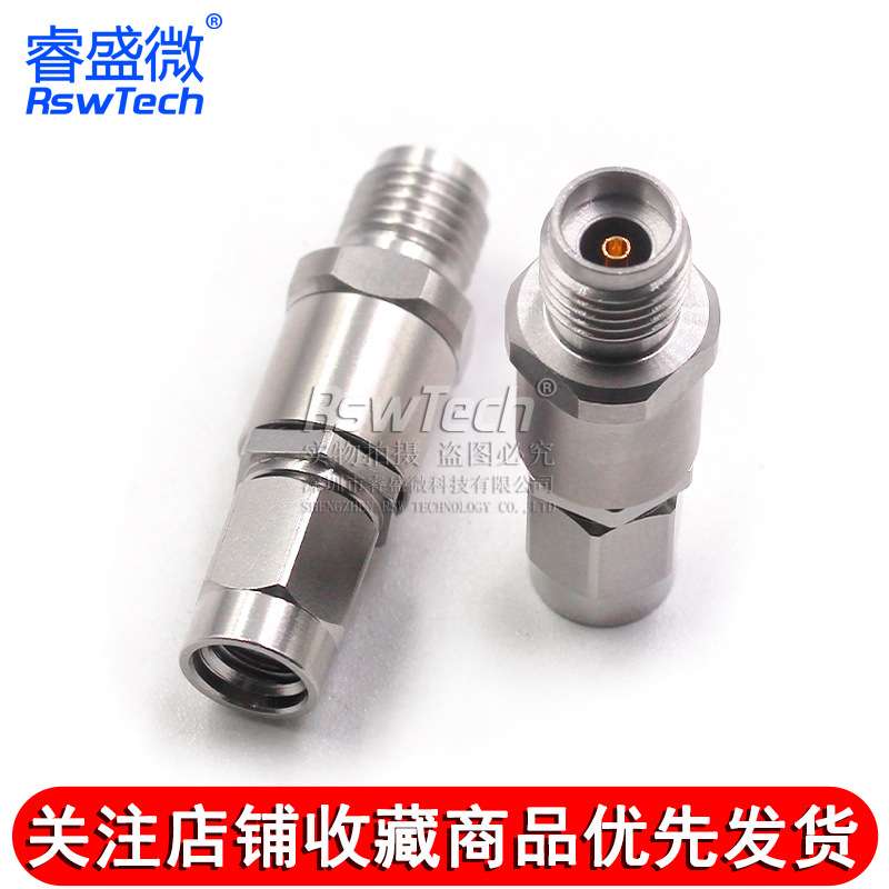 毫米波转接器 SSMA/2.92-JKG SSMA公转2.92MM母 网分测试头DC-40G