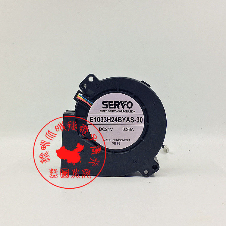 正品 伺服 SERVO E1033H24BYAS-30 9CM 9733 24V 0.26A 涡轮风扇