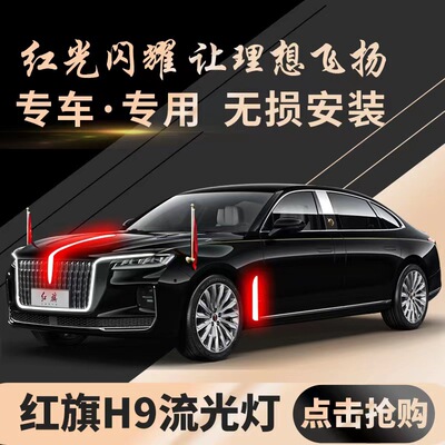 红旗H9/U型贯穿中网发光立标灯
