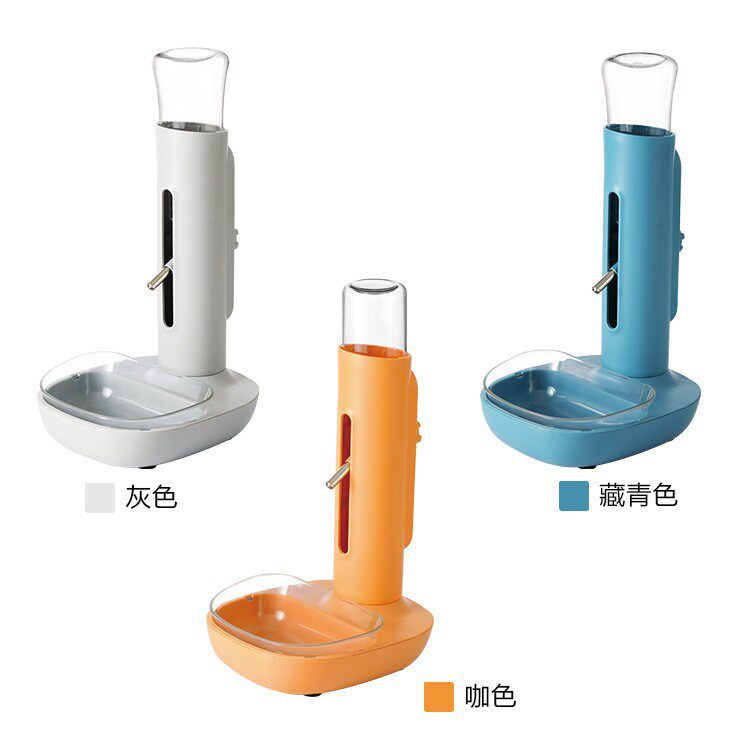 升降式宠物饮水瓶狗狗立式饮水器猫咪不湿嘴喂水器高度可调饮水机