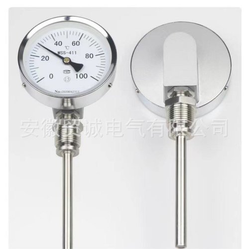 贸诚仪表 WSS-301 WSS-304双金属温度计 0-100℃ M16X1.5