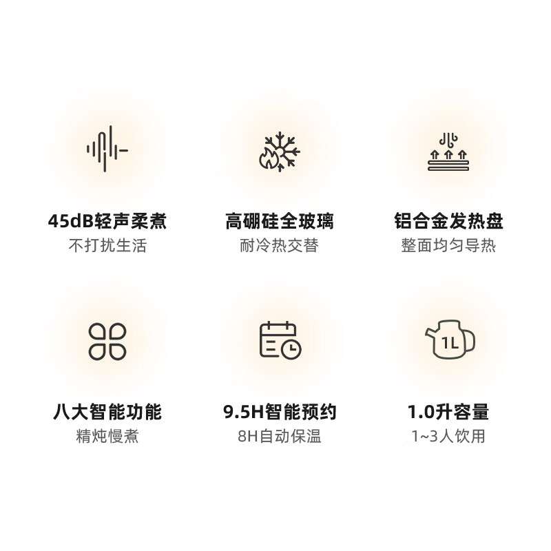 LOTOR养生壶办公室煮茶壶家用迷你多功能烧水壶小型恒温电热水壶
